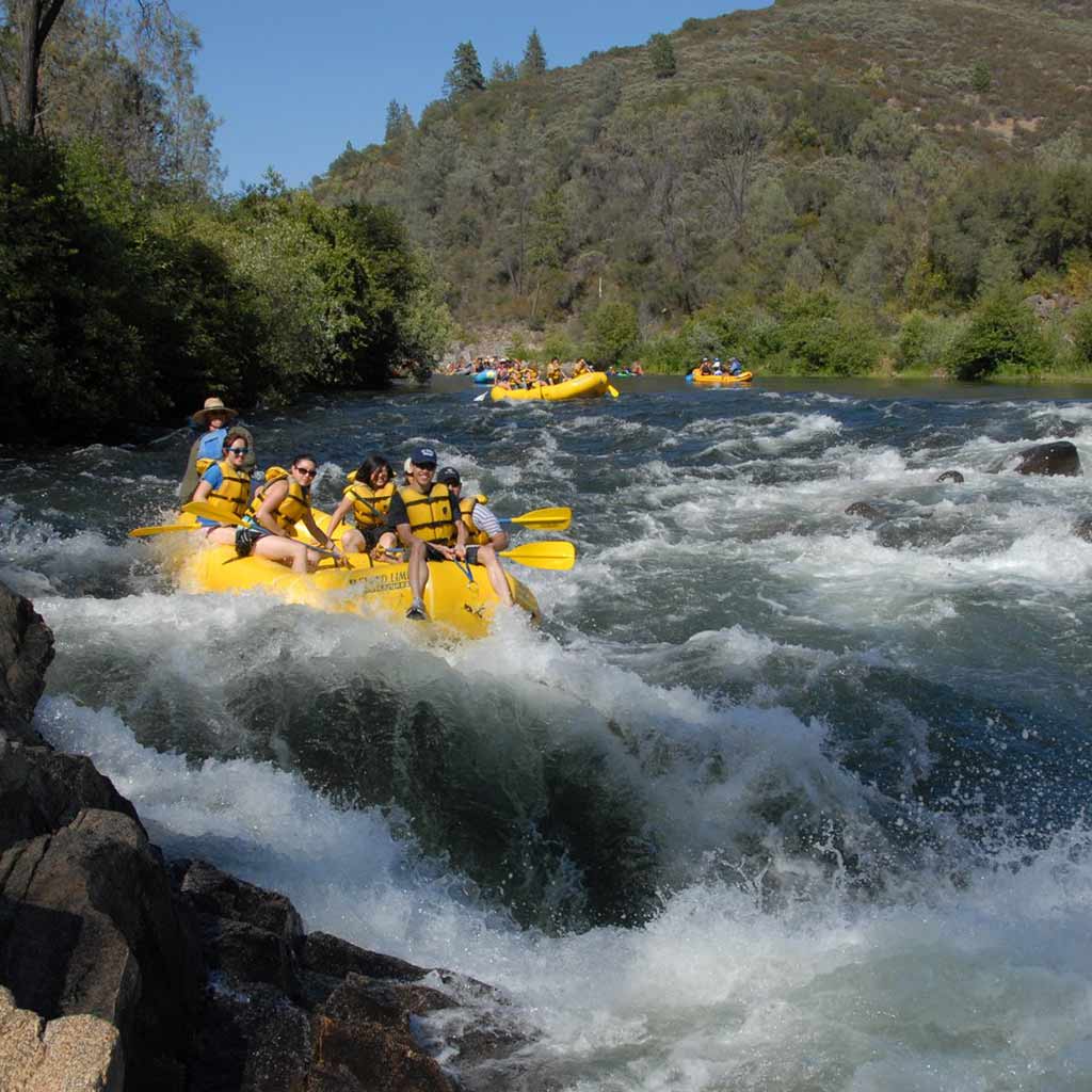 Rafting the American River with Beyond Limits. 