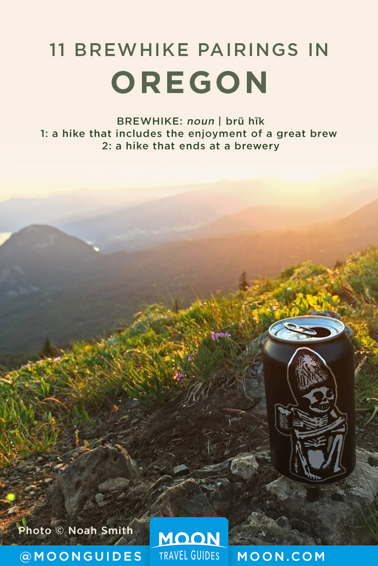 Oregon Brewery Hikes Pinterest graphic