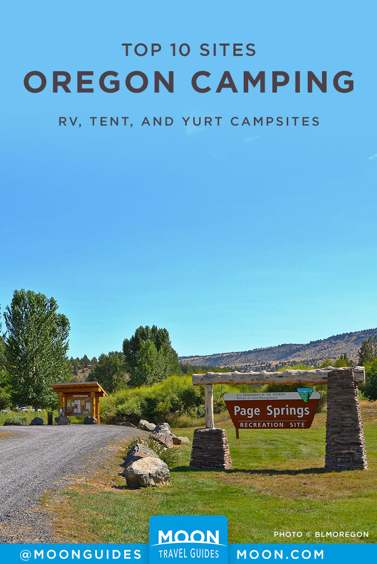 Oregon Campsites Pinterest Graphics