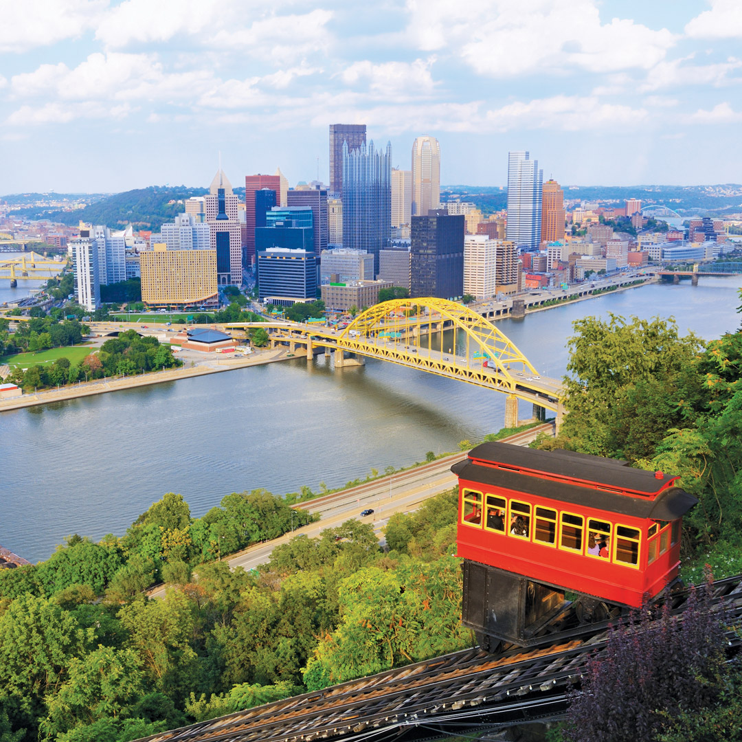 View of Pittsburgh skyline from Mount Washington