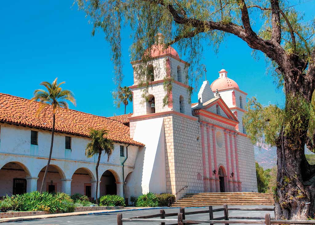 Old Mission Santa Barbara. Photo © Terry Straehley/Dollar Photo Club.