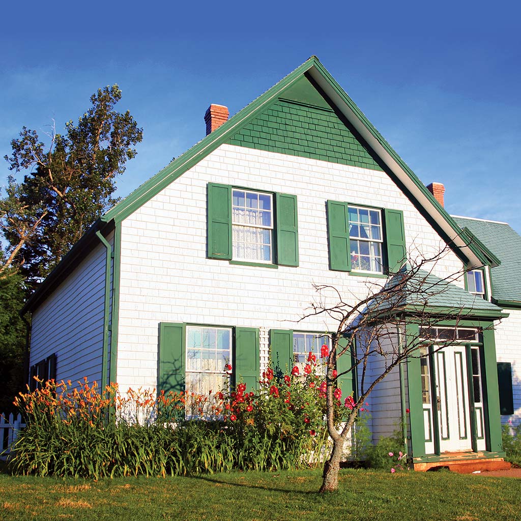 The Green Gables house on Prince Edward Island.