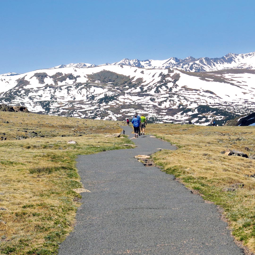 Tundra Communities Trail on a sunny day