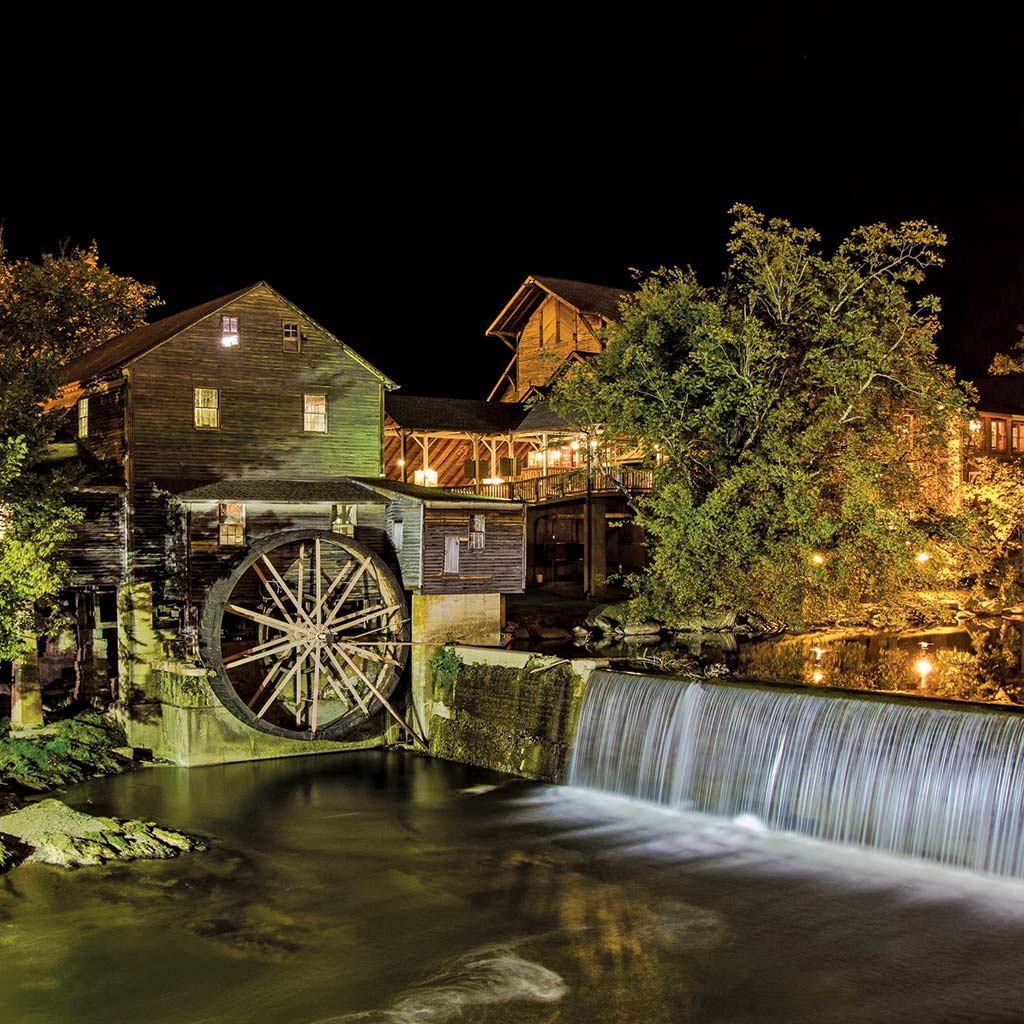 The Old Mill restaurant and tourist destination in Pigeon Forge, TN.