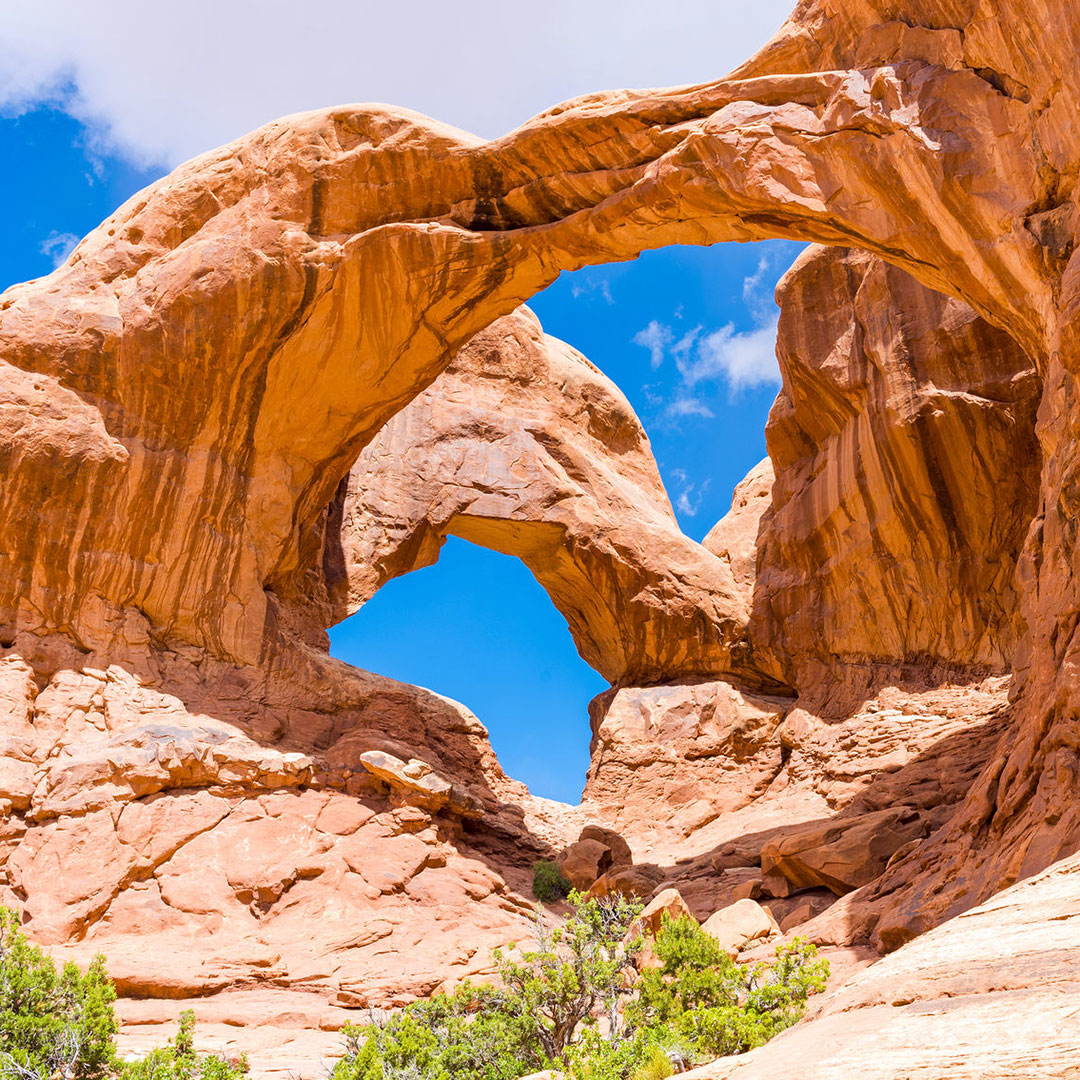 Double Arch at Arches National Park