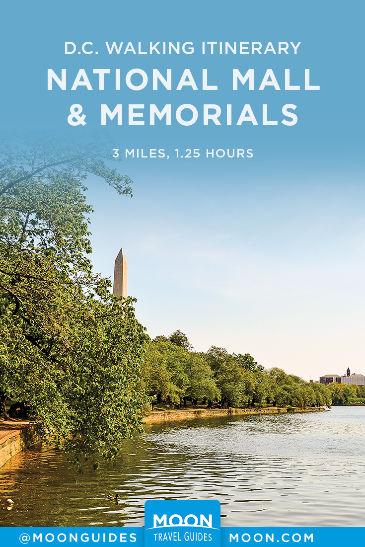 Walking DC Itinerary Pinterest graphic