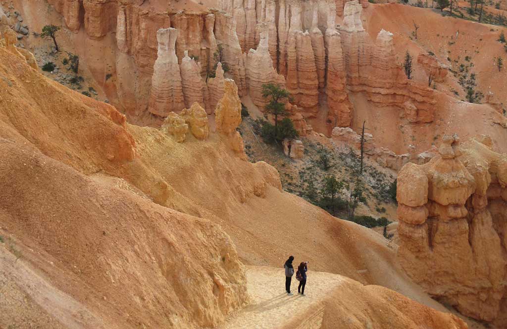 Hiking the Navajo Trail Loop in Bryce Canyon. Photo © Judy Jewell.