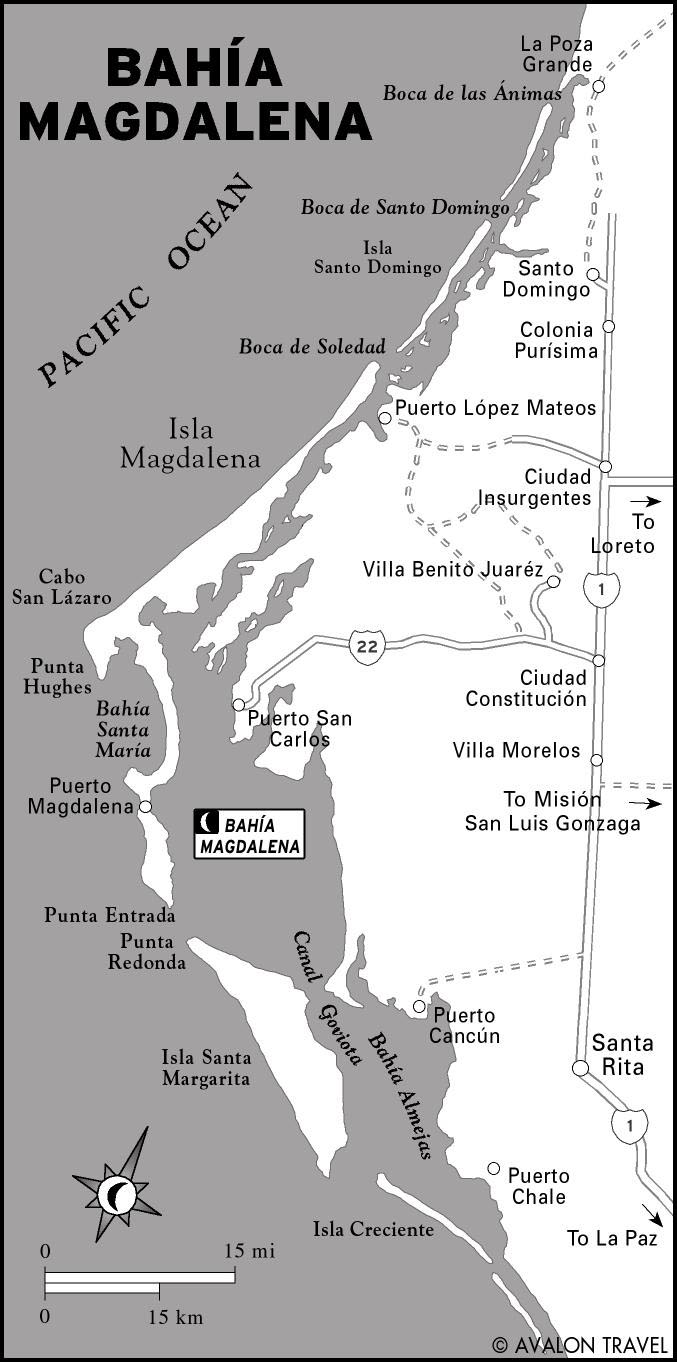 Map of Bahia Magdalena