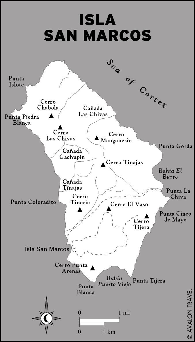Map of Isla San Marcos