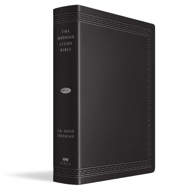 The Jeremiah Study Bible, NKJV Large Print Edition, Black LeatherLuxe®