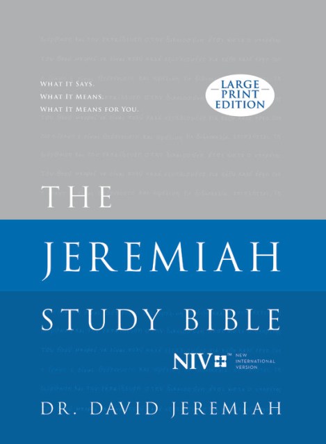 The The Jeremiah Study Bible, NIV (Large Print Edition, Hardcover)