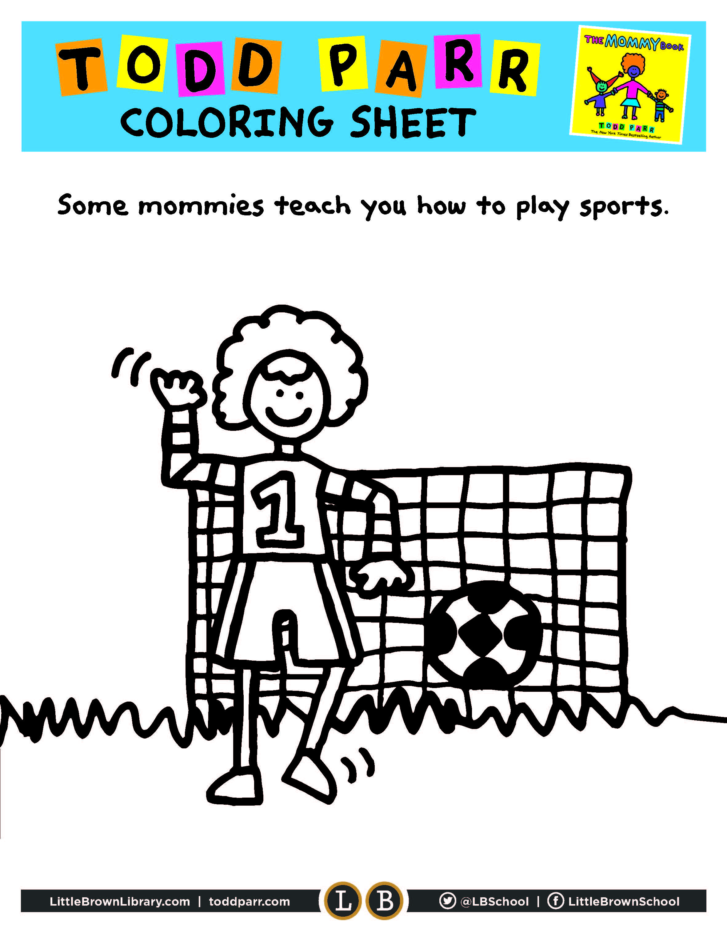 Todd Parr Coloring Page