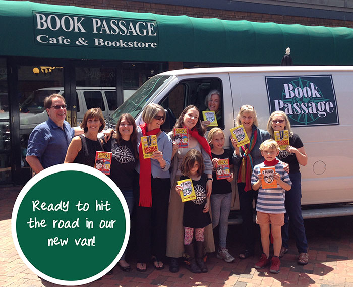 James Patterson's Campaign for Independent Bookstores, hitting the road in our van