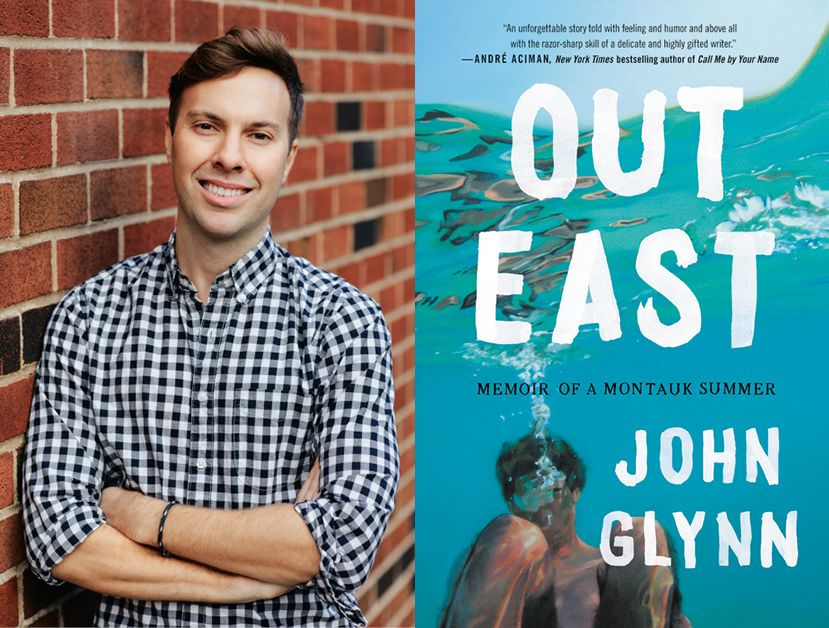 John Glynn Author Photo & Out East Book Cover