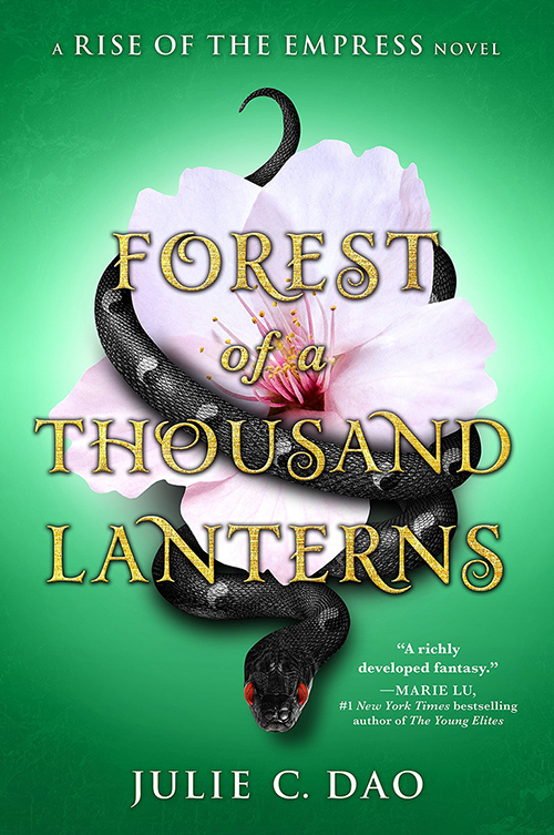 NOVL - Book cover for 'Forest of a Thousand Lanterns' by Julie C. Dao