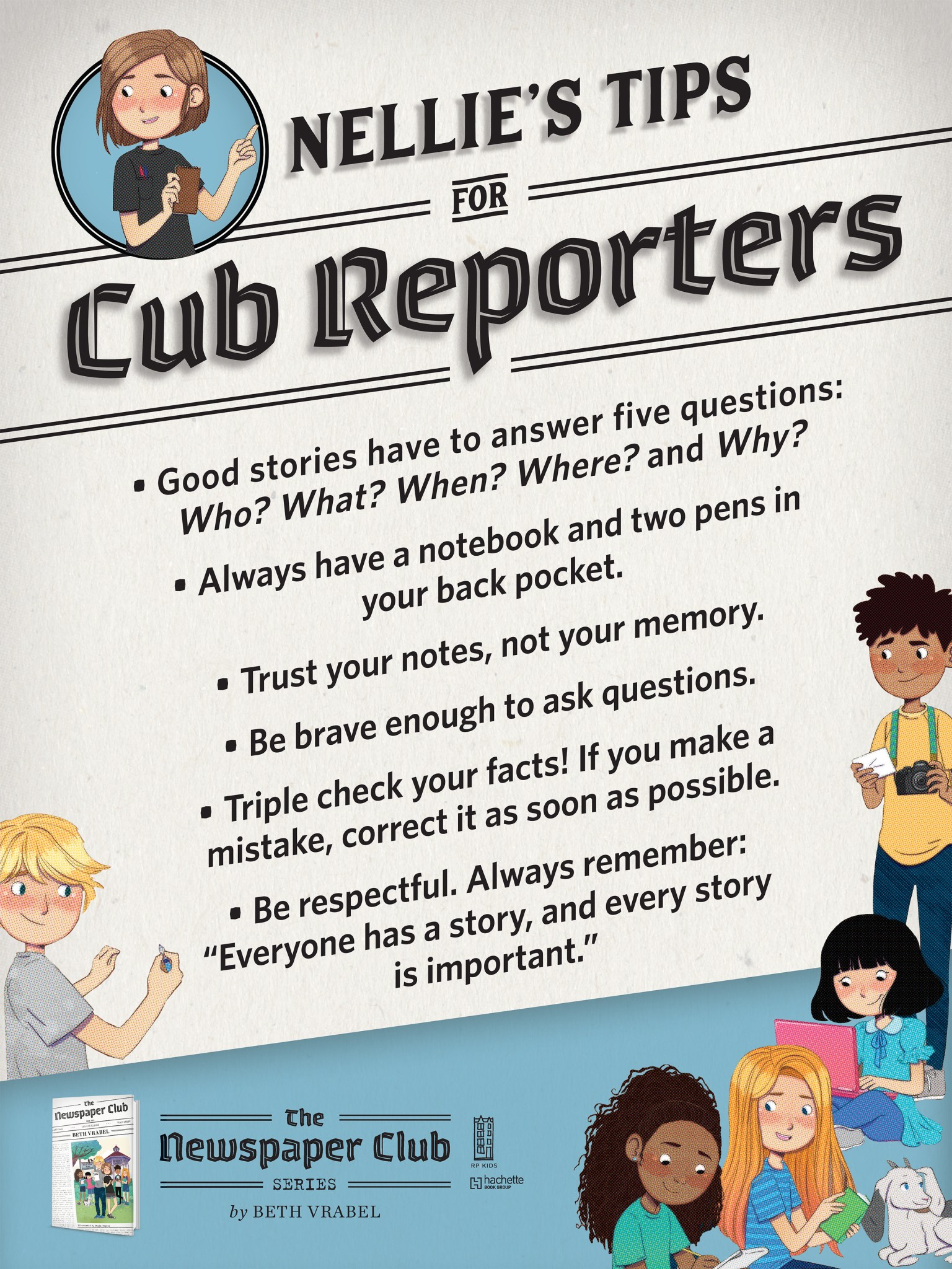 The Newspaper Club by Beth Vrabel Hachette Book Group