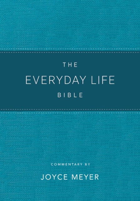 The Everyday Life Bible Teal LeatherLuxe®