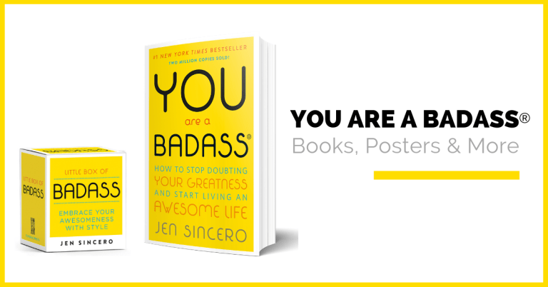 You Are a Badass by Jen Sincero Books Quotes Posters