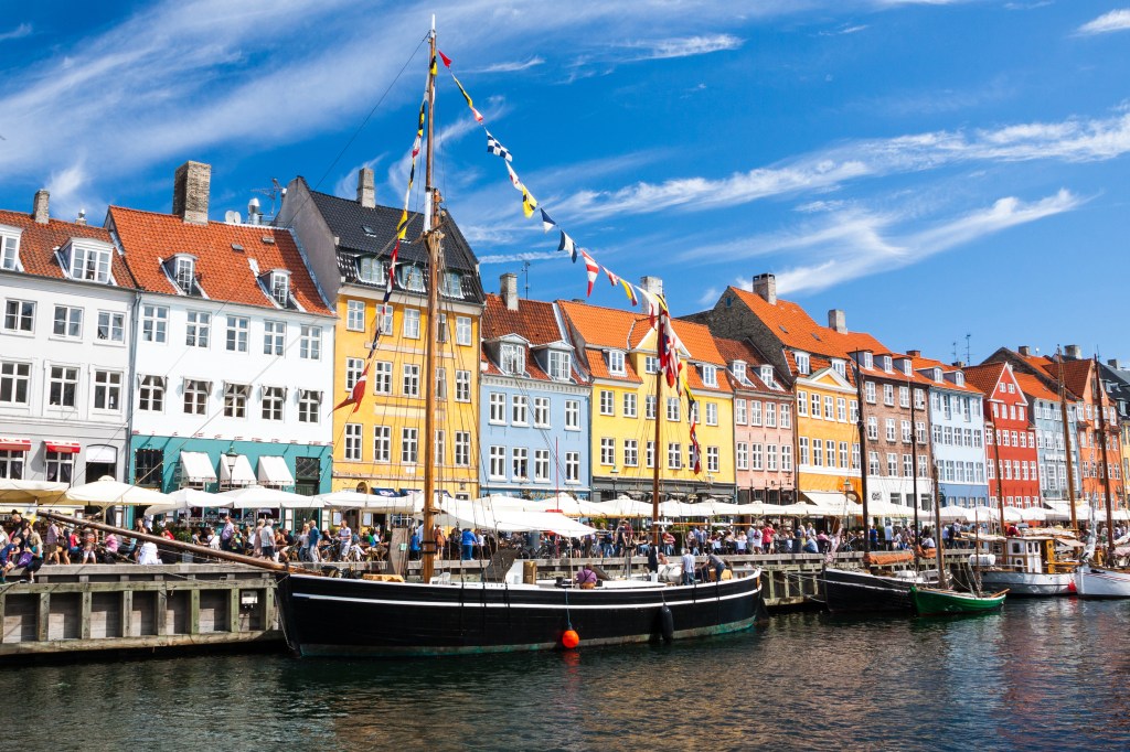 Copenhagen's popular Nyhavn district. 