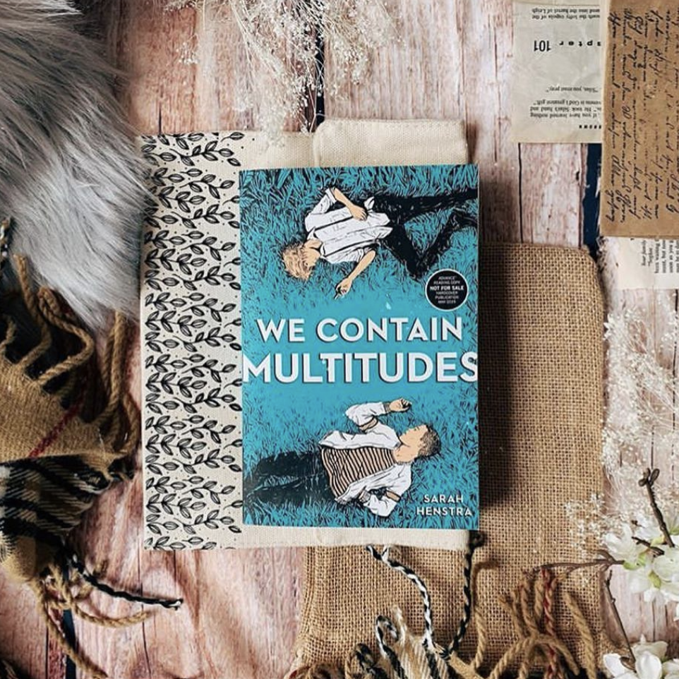 NOVL - Instagram image of book cover for 'We Contain Multitudes' by Sarah Henstra