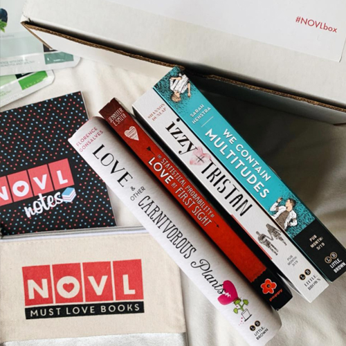 NOVL - Instagram image of NOVLBox goodies featuring 'We Contain Multitudes' by Sarah Henstra