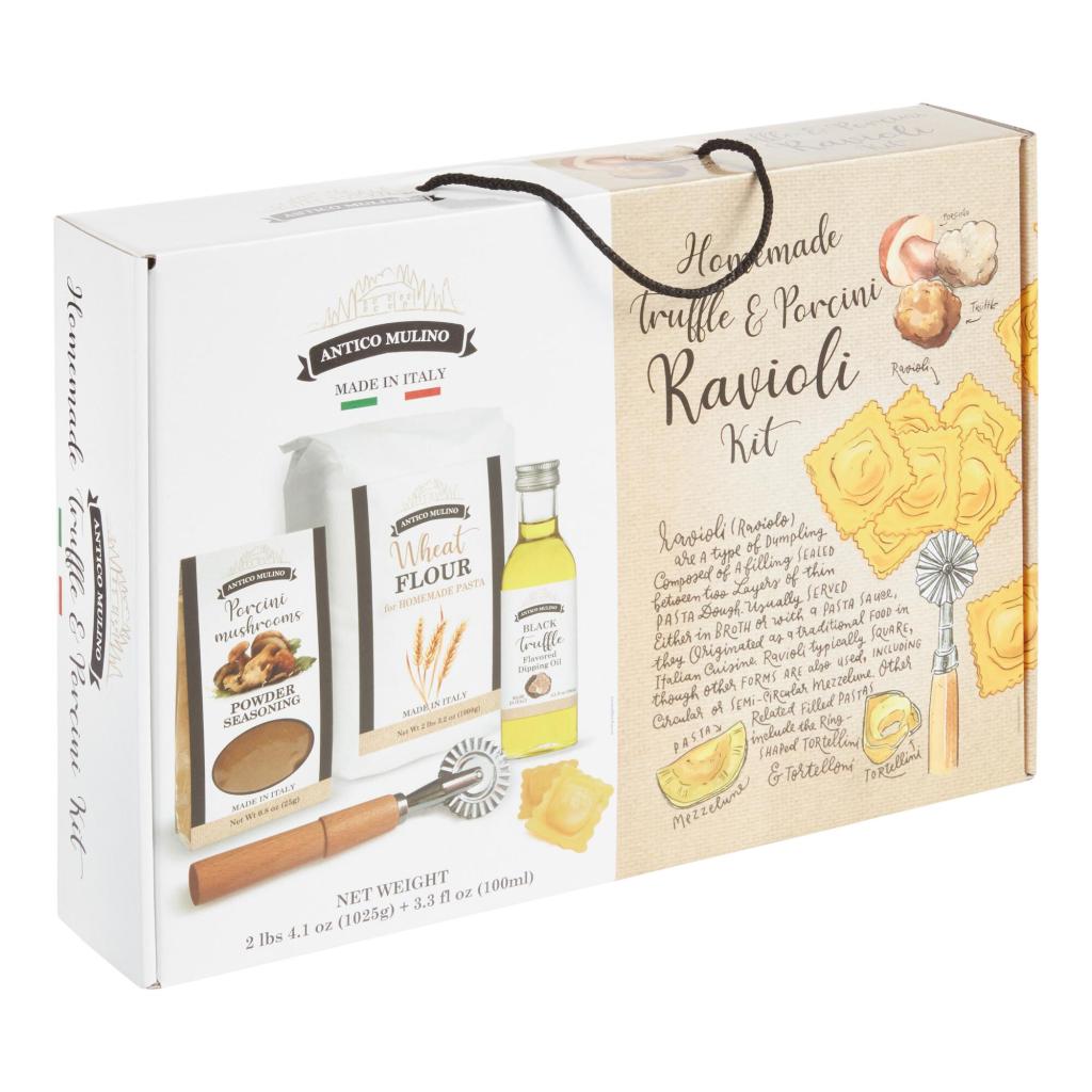 photo of the ravioli kit in a cardboard box
