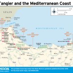 travel map of Tangier and the Mediterranean Coast