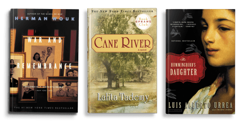 Herman Wouk, Lalita Tademy, Luis Alberto Urrea Book Covers