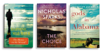 Daphne du Maurier, Nicholas Sparks, Joshilyn Jackson Book Covers