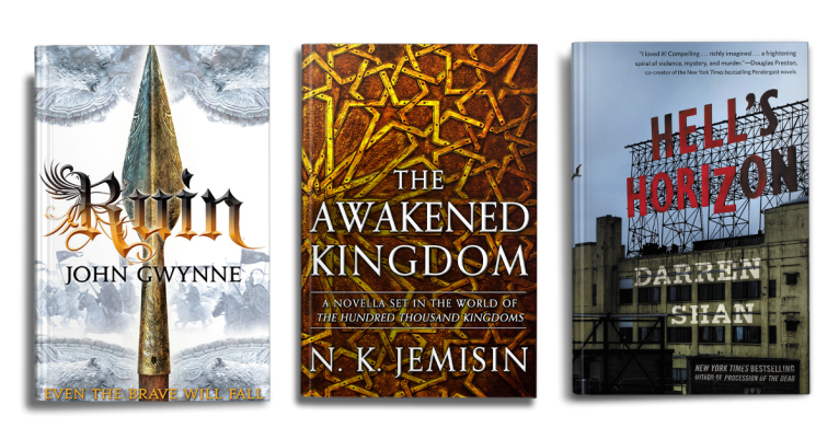 three fantasy books in a row