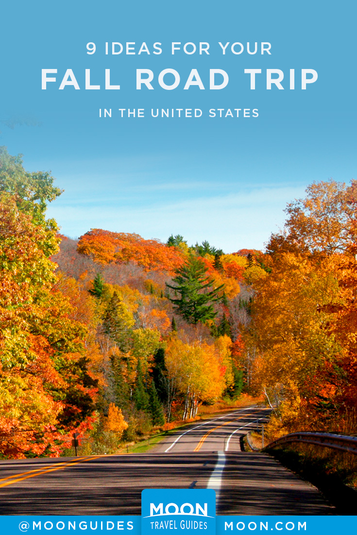 fall road trip pinterest graphic