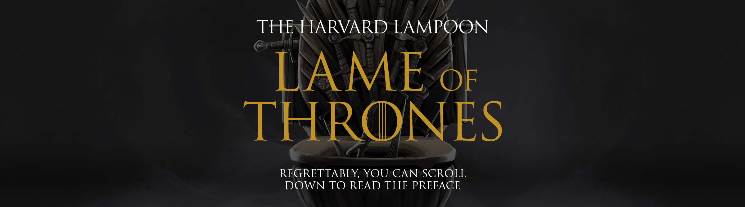 Lame of Thrones Hachette Book Group