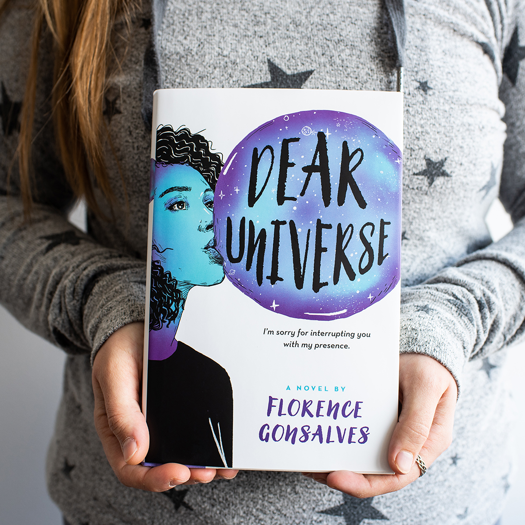 Instagram image of the book "Dear Universe" by Florence Gonzalves