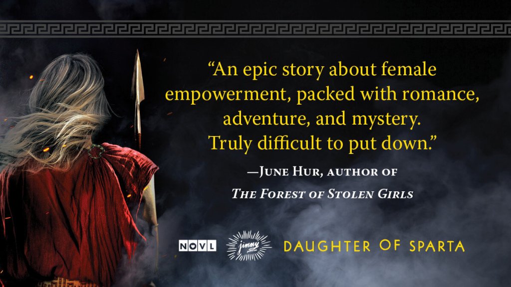 NOVL - Image quote for 'Daughter of Spara' by Claire M. Andrews that reads 'An epic story about female empowerment, packed with romance, adventure, and mystery. Truly difficult to put down. - June Hur, Author of The Forest of Stolen Girls'