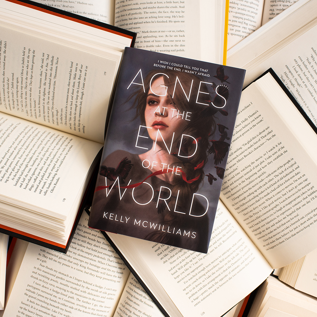 Instagram image of book cover for 'Agnes at the End of the World' by Kelly McWilliams