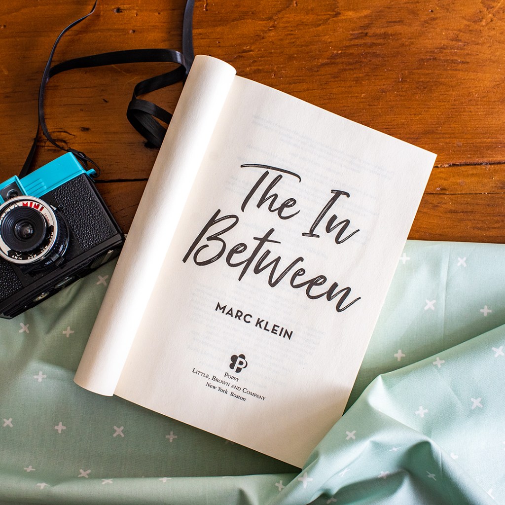 Instagram image of the book "The In Between" by Marc Klein