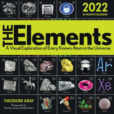 The Elements 2022 Wall Calendar by Theodore Gray | Hachette Book Group