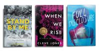 three books about AIDS on a white background