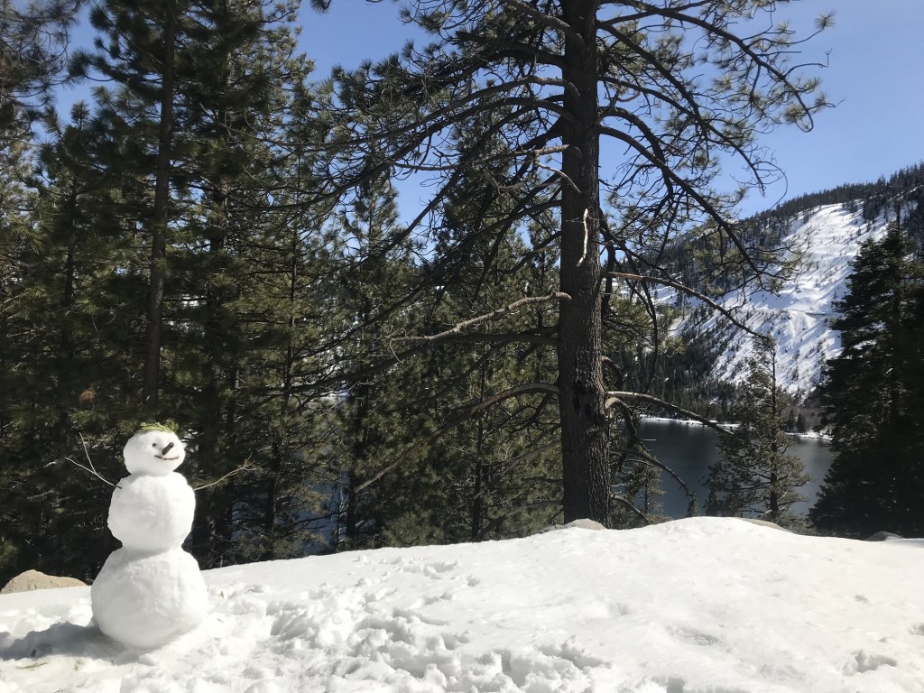 Snowman in Tahoe