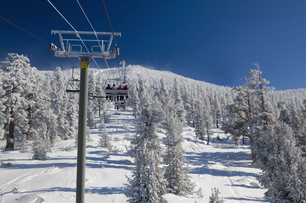 Ski lift in Tahoe