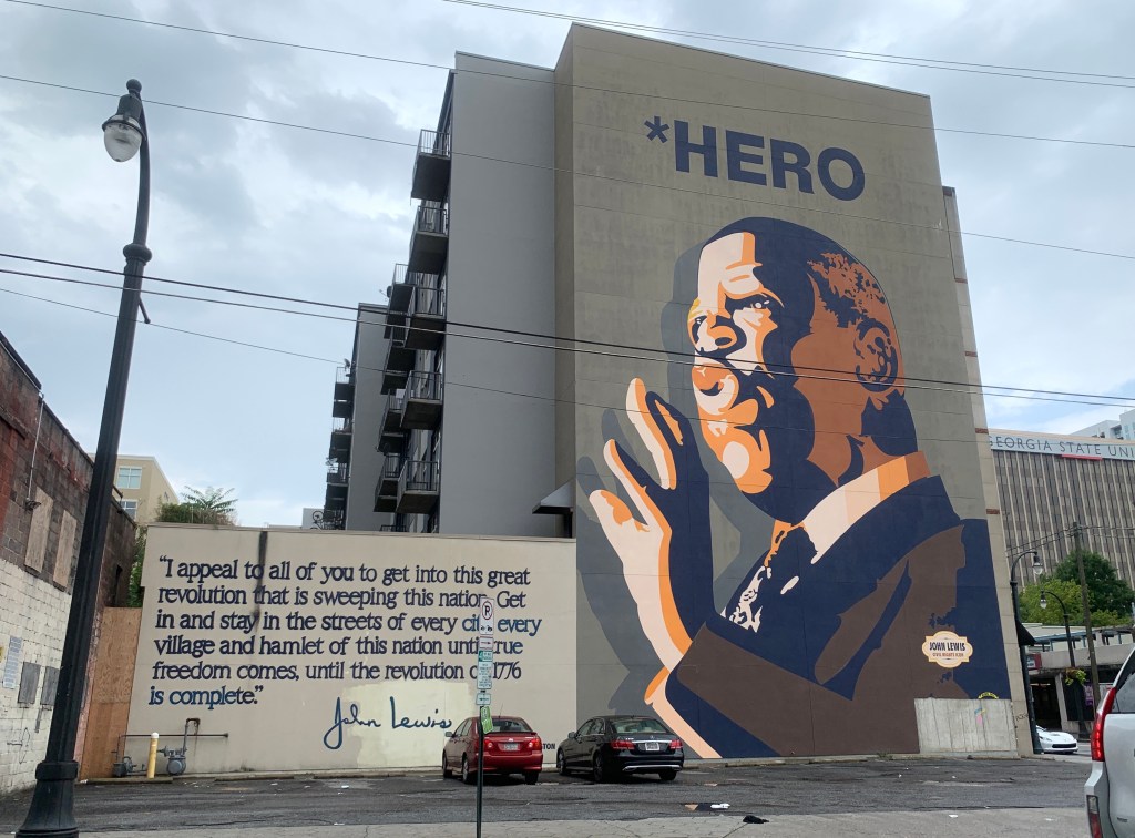 John Lewis Mural in Atlanta
