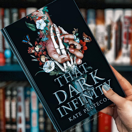 NOVL - Instagram image of book cover for 'That Dark Infinity' by Kate Pentecost