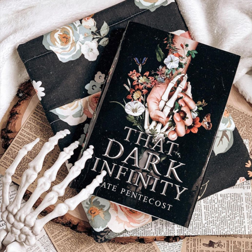 NOVL - Instagram image of book cover for 'That Dark Infinity' by Kate Pentecost