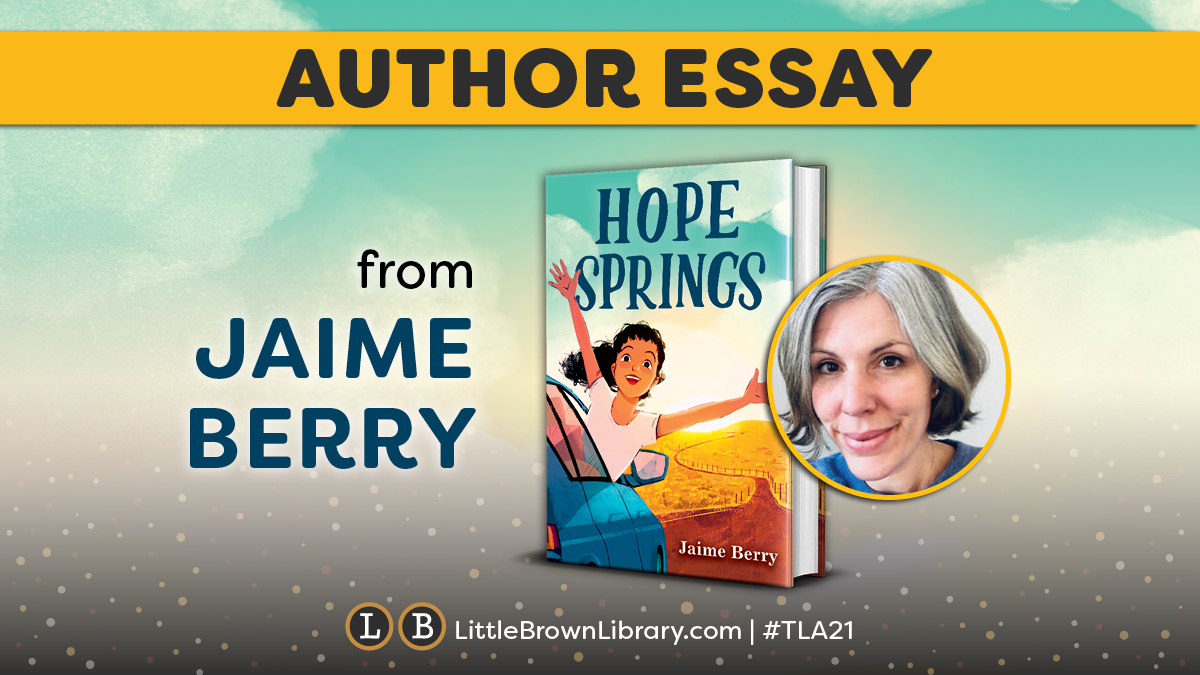 Jaime Berry on Hope Springs Hachette Book Group