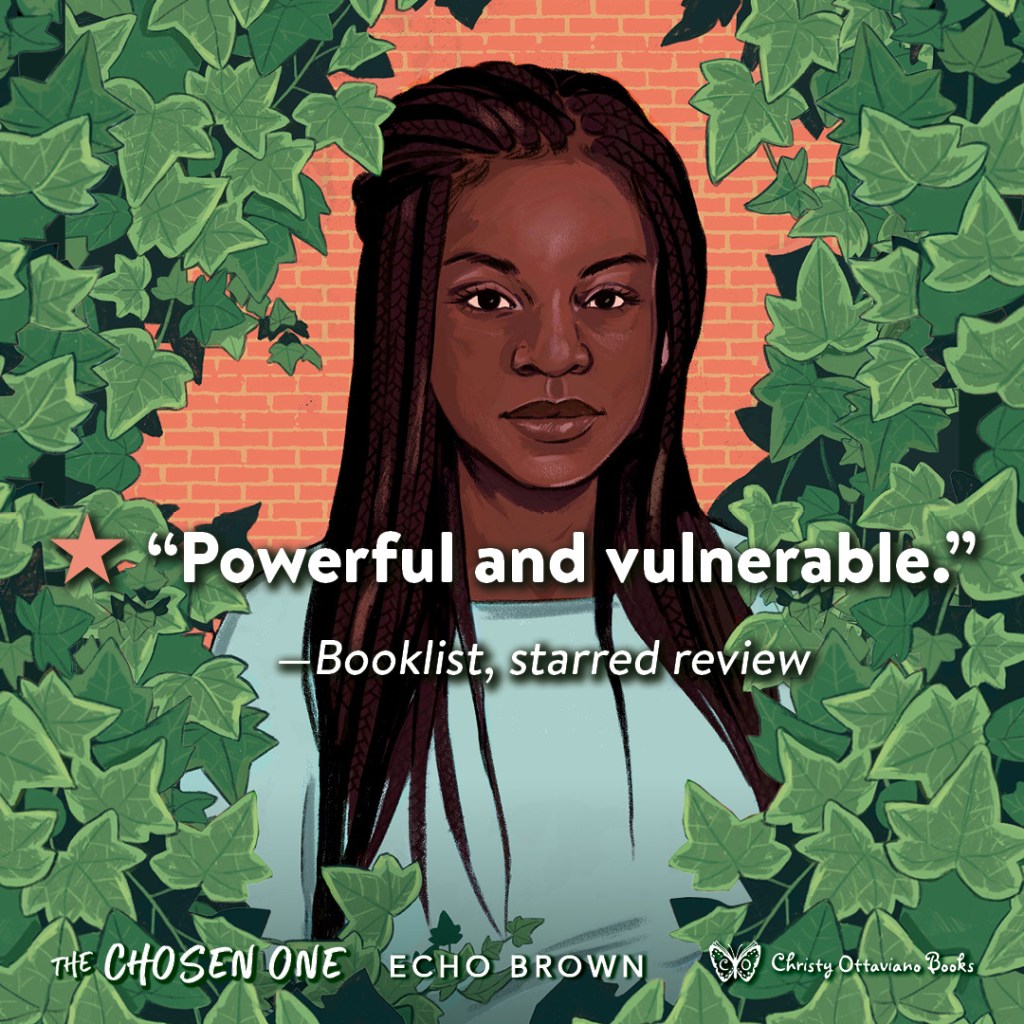 NOVL - Graphic with text saying "Powerful and vulnerable." - Booklist, starred review