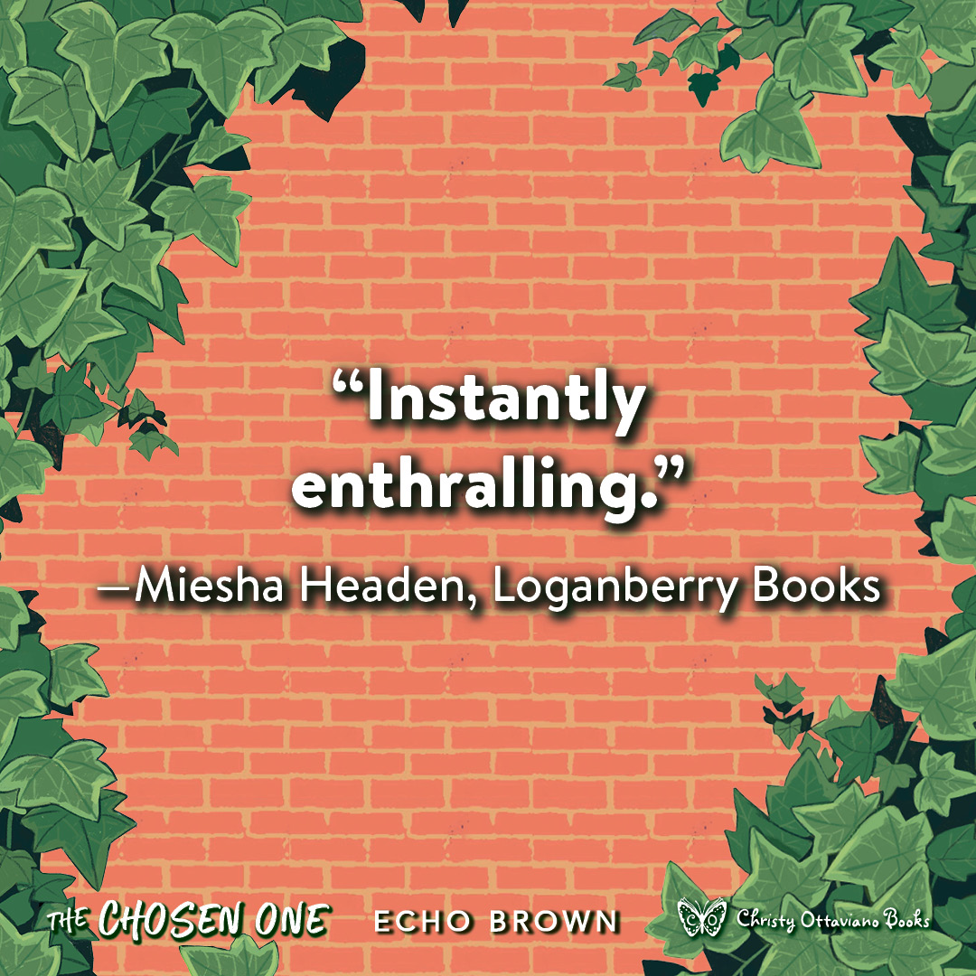 NOVL - Graphic reading quote "Instantly enthralling." - Miesha Headen, Loganberry Books "