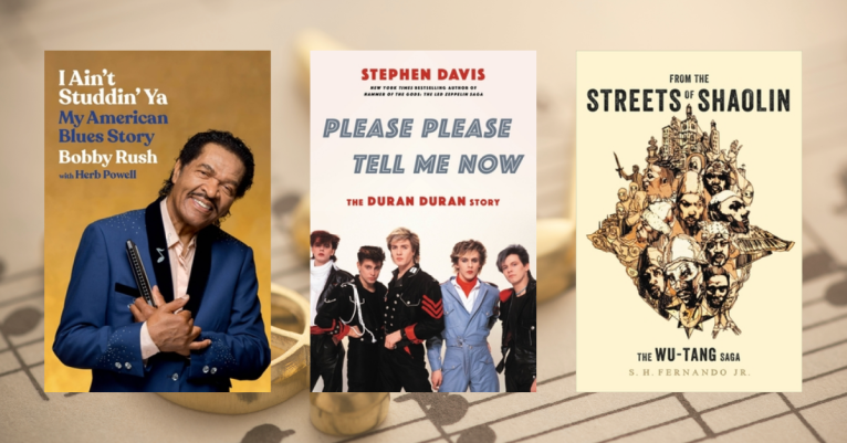 3 Books About Music on a Background With Music Notes