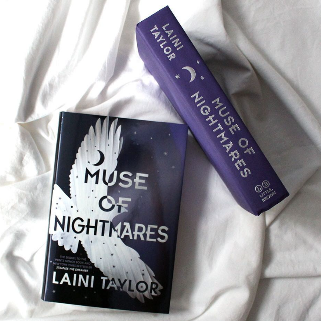 Instagram image of the book "Muse of Nightmares" by Laini Taylor