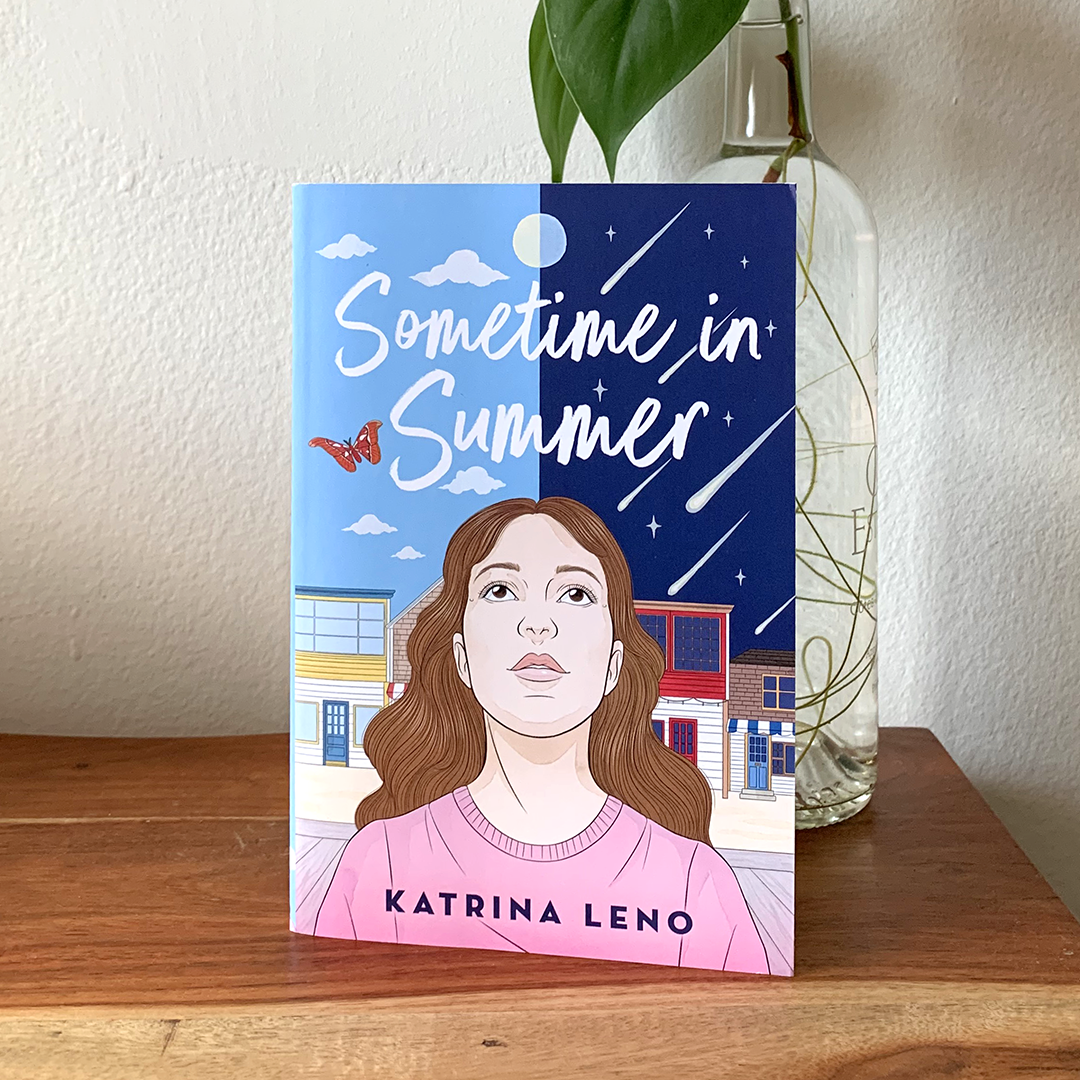 Instagram image of the book "Sometime in Summer" by Katrina Leno