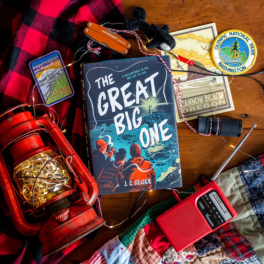 Instagram image of the book The Great Big One by J. C. Geiger
